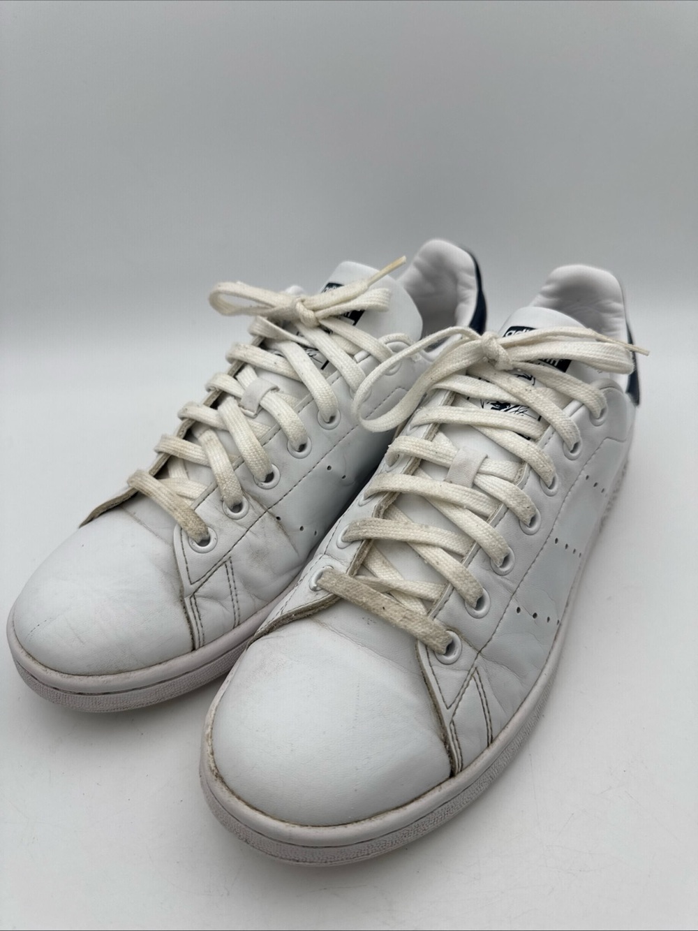 Adidas Superstan Low Top White Black Lace Up Men's Sneakers - STAN SMITH OGs 8.5